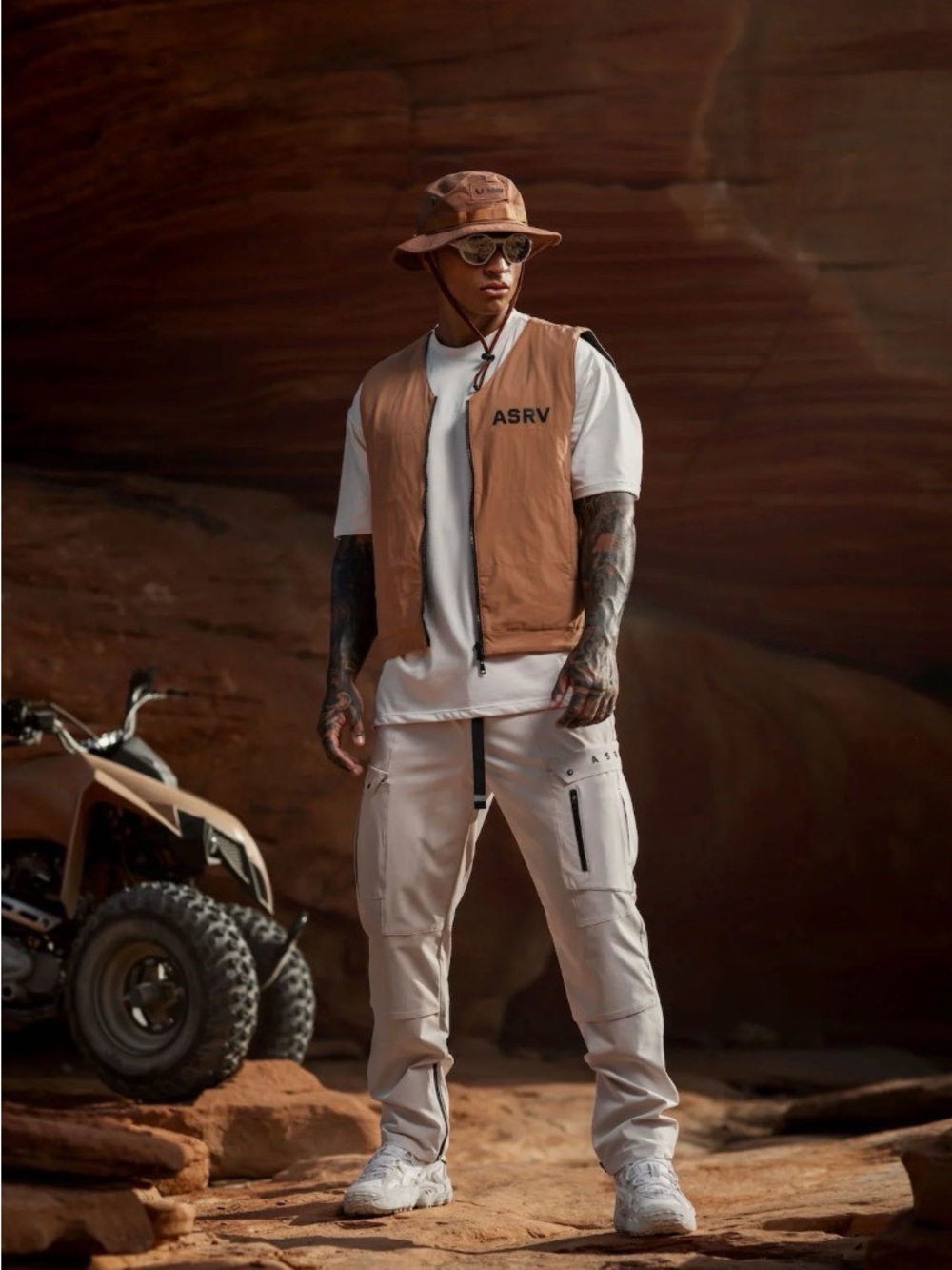 ASRV Tan Cargo Pants